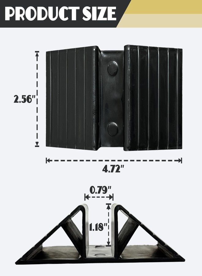 asdmm Pet Gate Triangle Stabilizer Support, Anti-Kick Fall Prevention Reinforcement Card Slot for 4/5 Inch Fence Barrier Stair Railing (2) - Image 2